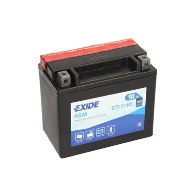 Akumulator za startovanje EXIDE 12V 10Ah 150A L+ IC-BDC095