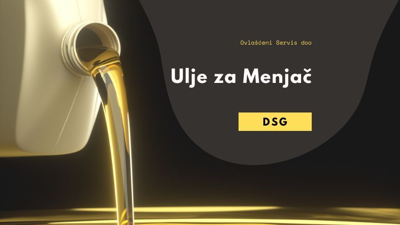 Ulje za Menjač DSG - Ovlašćeni Servis