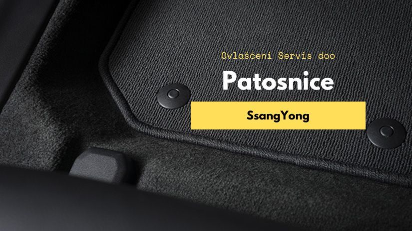 SsangYong Patosnice - Ovlašćeni Servis