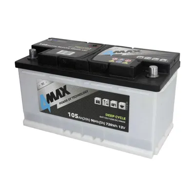 Akumulator za napajanje 4MAX 12V 105Ah D+ IC-E75BE8