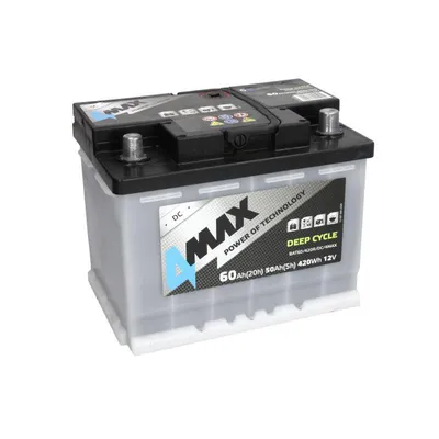 Akumulator za napajanje 4MAX 12V 60Ah D+ IC-E75C12