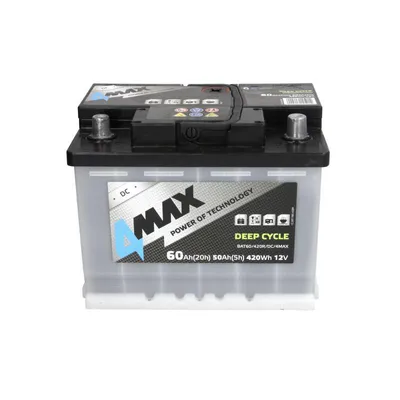 Akumulator za napajanje 4MAX 12V 60Ah D+ IC-E75C12