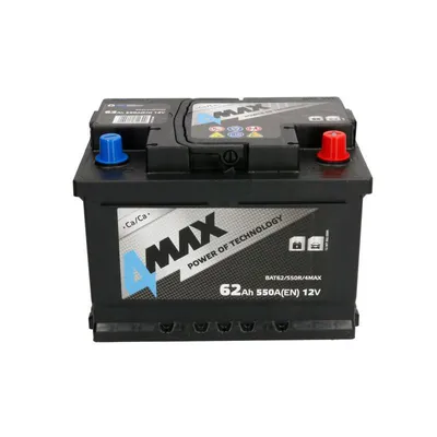 Akumulator za startovanje 4MAX 12V 62Ah 550A D+ IC-G04IW7