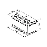 Akumulator za startovanje BOSCH 0 092 S4E 130 IC-G0NDHB