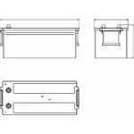 Akumulator za startovanje EXIDE 12V 185Ah 1100A L+ IC-C4AD6A