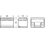 Akumulator za startovanje EXIDE 12V 54Ah 500A D+ IC-D3C288