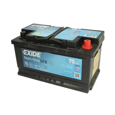 Akumulator za startovanje EXIDE 12V 75Ah 730A D+ IC-CF804A