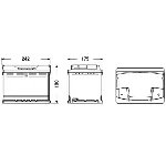 Akumulator za startovanje EXIDE EA640 IC-BBDCBE