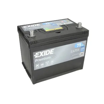 Akumulator za startovanje EXIDE EA755 IC-CF7FE8