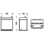 Akumulator za startovanje EXIDE EB356A IC-D6EA26