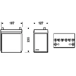 Akumulator za startovanje EXIDE EB357 IC-BBF422 Akumulator za startovanje EXIDE EB357 IC-BBF422