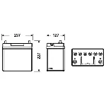 Akumulator za startovanje EXIDE EB456 IC-D7B1D6