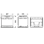 Akumulator za startovanje EXIDE EB500 IC-BBF42C