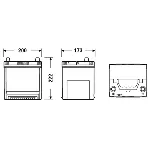Akumulator za startovanje EXIDE EB505 IC-DD42B6