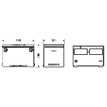 Akumulator za startovanje EXIDE EB558 IC-G0KWJ9