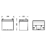 Akumulator za startovanje EXIDE EB605 IC-C5413F
