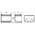 Akumulator za startovanje EXIDE EB705 IC-BEB47B