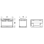 Akumulator za startovanje EXIDE EB741 IC-C06A6A