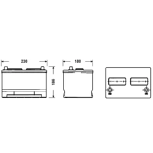 Akumulator za startovanje EXIDE EB858 IC-G0KWJF