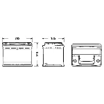 Akumulator za startovanje EXIDE EC550 IC-BBDD13