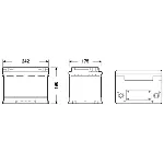 Akumulator za startovanje EXIDE EK600 IC-CF8598