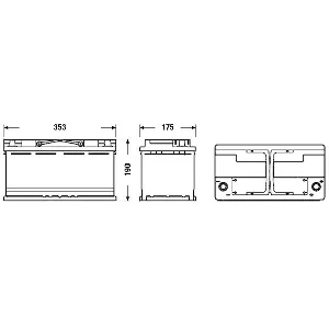 Akumulator za startovanje EXIDE EK950 IC-D39C4B