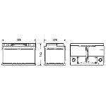 Akumulator za startovanje EXIDE EL652 IC-CF8023