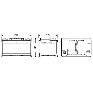 Akumulator za startovanje EXIDE EL652 IC-CF8023