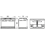 Akumulator za startovanje EXIDE EL700 IC-C54014