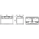 Akumulator za startovanje EXIDE EL800 IC-C54018