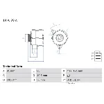 Alternator BOSCH 0 986 033 810 IC-428240 Alternator BOSCH 0 986 033 810 IC-428240