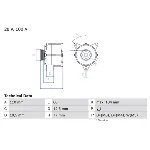 Alternator BOSCH 0 986 041 030 IC-428364