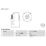 Alternator BOSCH 0 986 041 750 IC-AF98A1