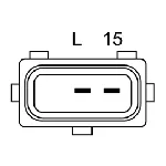 Alternator BOSCH 0 986 041 810 IC-CFE82E