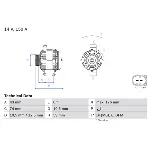 Alternator BOSCH 0 986 047 920 IC-D1F4FB Alternator BOSCH 0 986 047 920 IC-D1F4FB