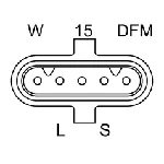 Alternator BOSCH 0 986 048 110 IC-D1F500