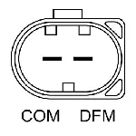 Alternator BOSCH 0 986 048 550 IC-CF6B03 Alternator BOSCH 0 986 048 550 IC-CF6B03