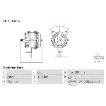 Alternator BOSCH 0 986 085 300 IC-G0TRCA