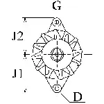 Alternator CARGO CAR112271 IC-G0W3WR