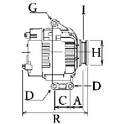 Alternator CARGO CAR114040 IC-G0WIEZ