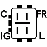 Alternator CARGO CAR114208 IC-G0W75V