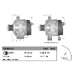 Alternator DENSO DAN1004 IC-BFAB63