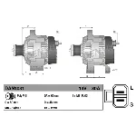 Alternator DENSO DAN1031 IC-C40A6D