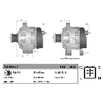 Alternator DENSO DAN1077 IC-E45929