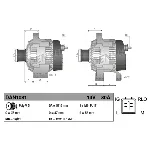 Alternator DENSO DAN1081 IC-E3BCC2