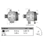 Alternator DENSO DAN1083 IC-E2A996