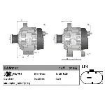 Alternator DENSO DAN1137 IC-E52F0E