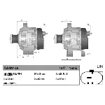 Alternator DENSO DAN1146 IC-G0572K