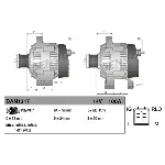 Alternator DENSO DAN1317 IC-D63F1E