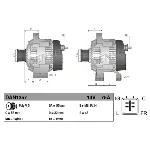 Alternator DENSO DAN1357 IC-F45D6E